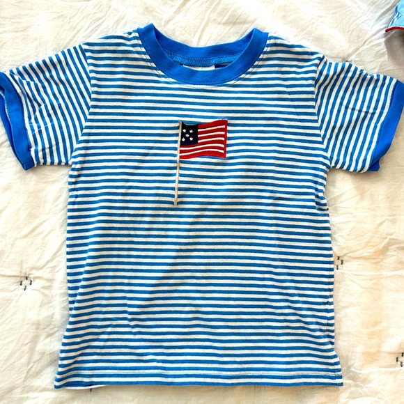 Little English Other - Little English boys t-shirt with American flag in size 5
